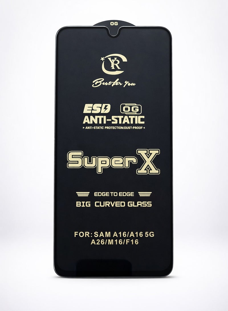 Screen Protector for Samsung A17 / A16 / A26 – High-Quality Tempered Glass, Shatter-Resistant, Provides Effective Protection Against Daily Scratches and Impacts